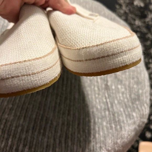 UGG Women's White Slip-On Flats - Picture 3 of 9